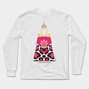 The Katy Bag / Fuchsia Fantasy Leopard Long Sleeve T-Shirt